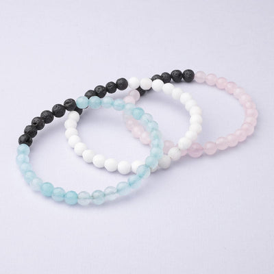 Diffuser Bracelet 3-Pack (Blue/Pink)