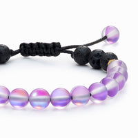 Kids Glow Glass Adjustable Bracelet (Purple)