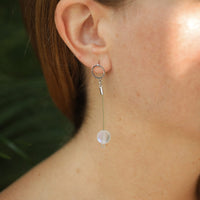 Glow Glass Drop Earrings