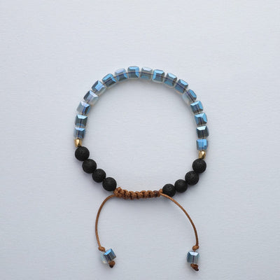 Glass Diffuser Bracelet (OCEAN BLUE)