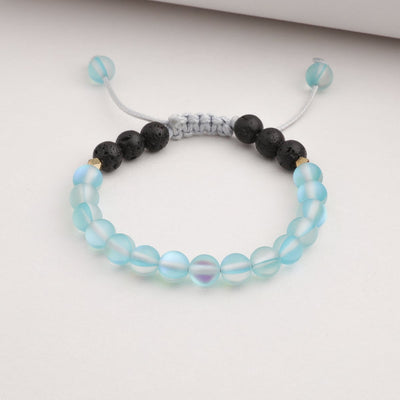 Kids Glow Glass Adjustable Bracelet (Blue)