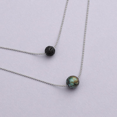 Pure Diffuser Necklace - African Turquoise