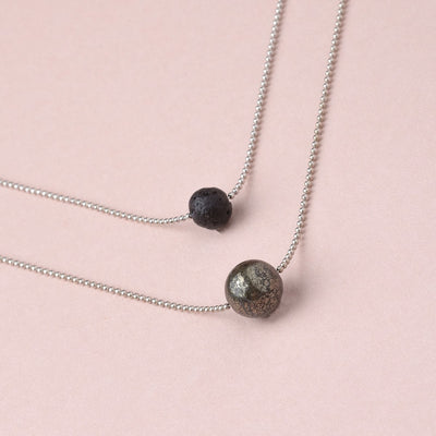 Pure Diffuser Necklace - Pyrite