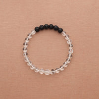 White Crystal Diffuser Bracelet