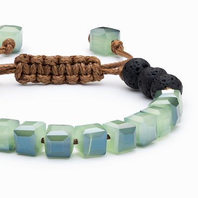 Kids Glass Diffuser Bracelet (Seafoam Green)
