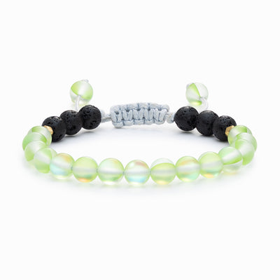 Kids Glow Glass Adjustable Bracelet (Green)