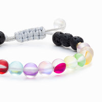 Kids Glow Glass Adjustable Bracelet (Rainbow)