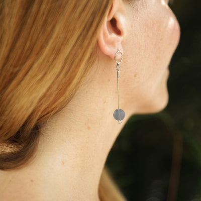 Glow Glass Drop Earrings