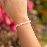 Rose Quartz Mini Diffuser Bracelet