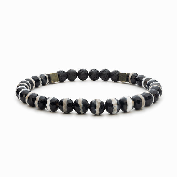 Striped Tibetan Agate (Black) - Vitality Extracts