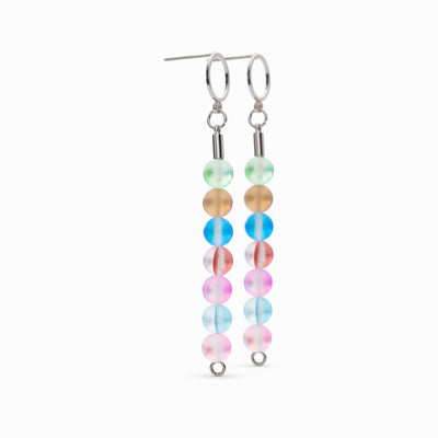 Glow Glass Rainbow Earrings
