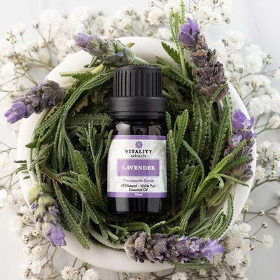 Lavender Essential Oil (by Vitality Extracts) - Aromatherapy, Natural Calm,  Stress Relief, Skin Care