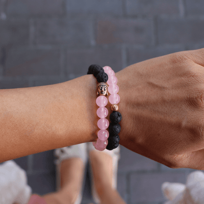 Rose quartz 2025 diffuser bracelet
