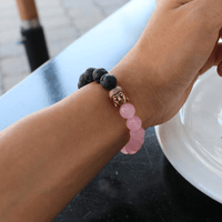 Rose Quartz Buddha Diffuser Bracelet